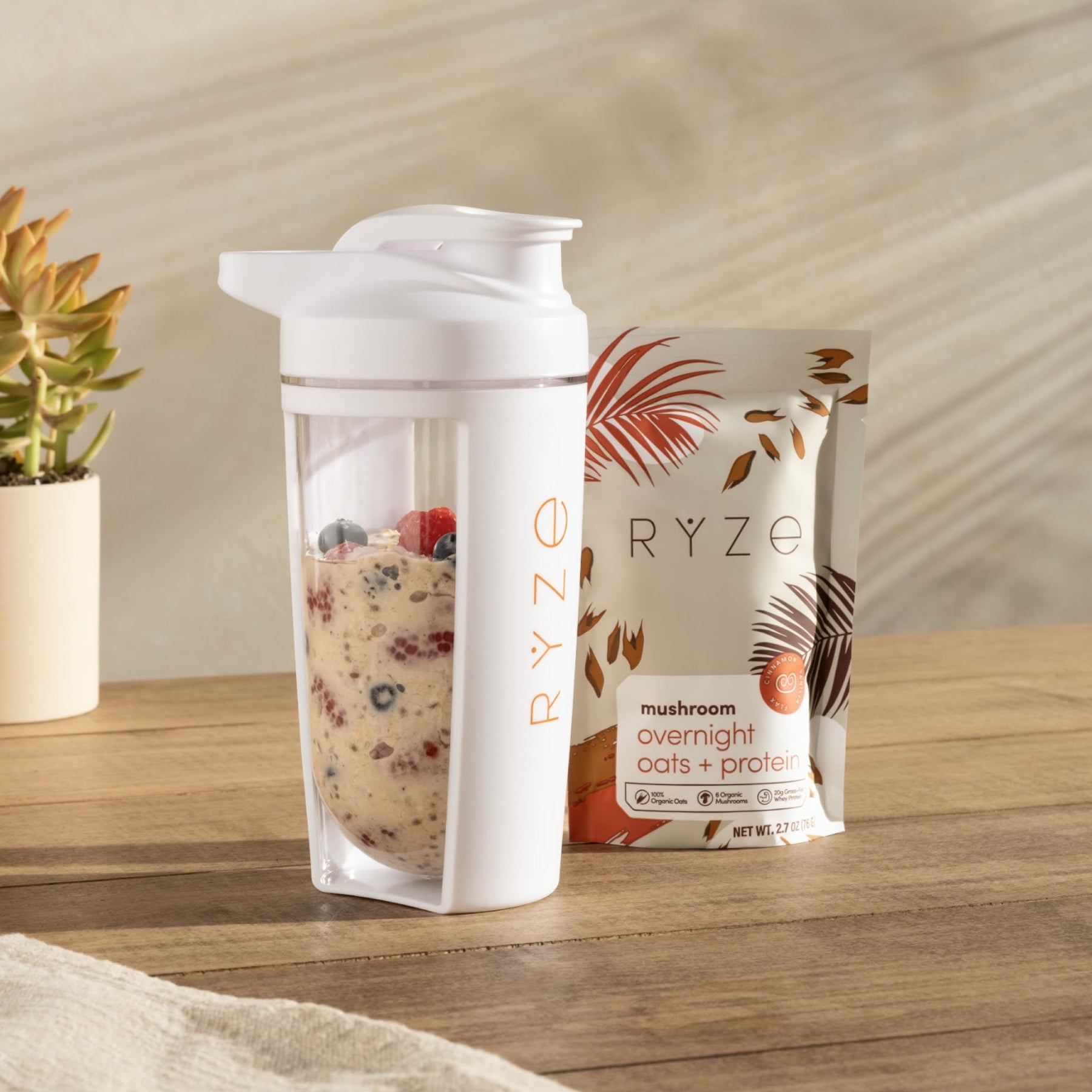 Mushroom Overnight Oats 14 Servings